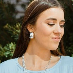 TRENDY Wholesale Thick Hammered Metal Hoops - Stylish Jewelry Earrings for Women 8 TRENDY Wholesale Thick Hammered Metal Hoops