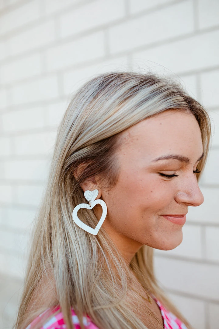 TRENDY Wholesale Clay Heart Earrings - Stylish Handmade Jewelry for Women 3 TRENDY Wholesale Clay Heart Earrings