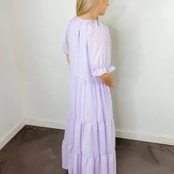 &Merci Eliza Gingham Maxi Dress