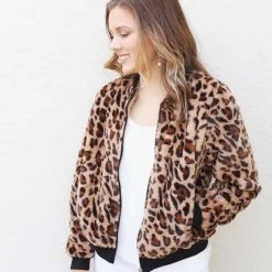 The Swank Company Jackets Feeling Fierce Leopard Jacket