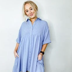 Entro Wendy Polka Dot Shirt Dress