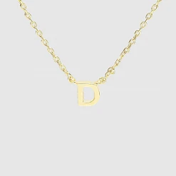 TRENDY Wholesale Initial Gold Dipped Necklace Jewelry