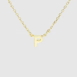 TRENDY Wholesale Initial Gold Dipped Necklace Jewelry