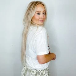 Glittering South Have A Lucky Day Tee Shirt Tops