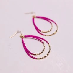 TRENDY Wholesale Teardrop Beaded Earrings Jewelry