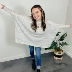 Cherish Misty Brushed Knit Top Tops