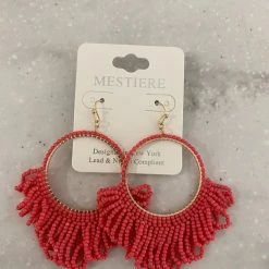 TRENDY Wholesale Game Day Collection Beaded Fringe Earrings - Stylish Jewelry for Sports Fans 11 TRENDY Wholesale Game Day Collection Beaded Fringe Earrings