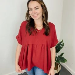 Entro Bailie Babydoll Top