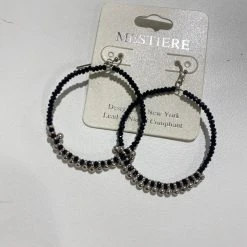 TRENDY Wholesale Beaded Circle Earrings
