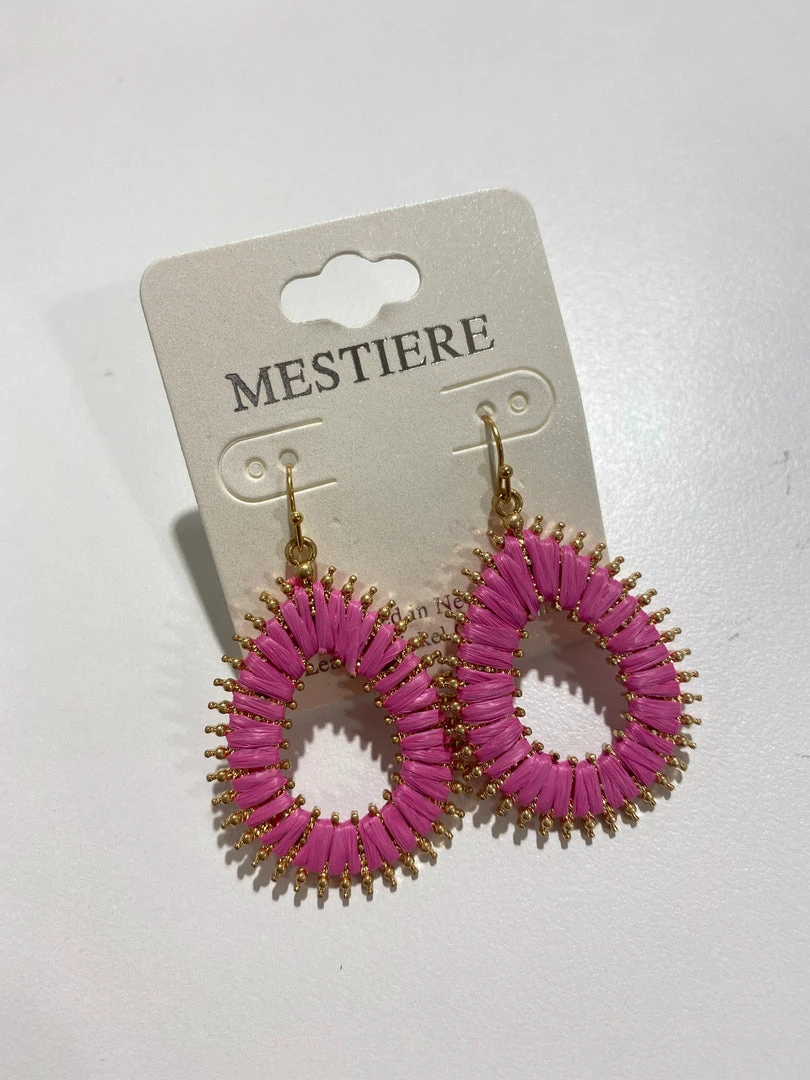 TRENDY Wholesale Jewelry Woven Drop Earrings - Stylish Boho Accessories for Women 3 TRENDY Wholesale Jewelry Woven Drop Earrings