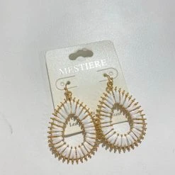 TRENDY Wholesale Jewelry Woven Drop Earrings