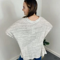 Cherish Misty Brushed Knit Top Tops