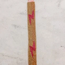 The Swank Company Beaded Crossbody Strap Bags