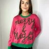 Queen Of Sparkles Merry & Bright Sweater Tops