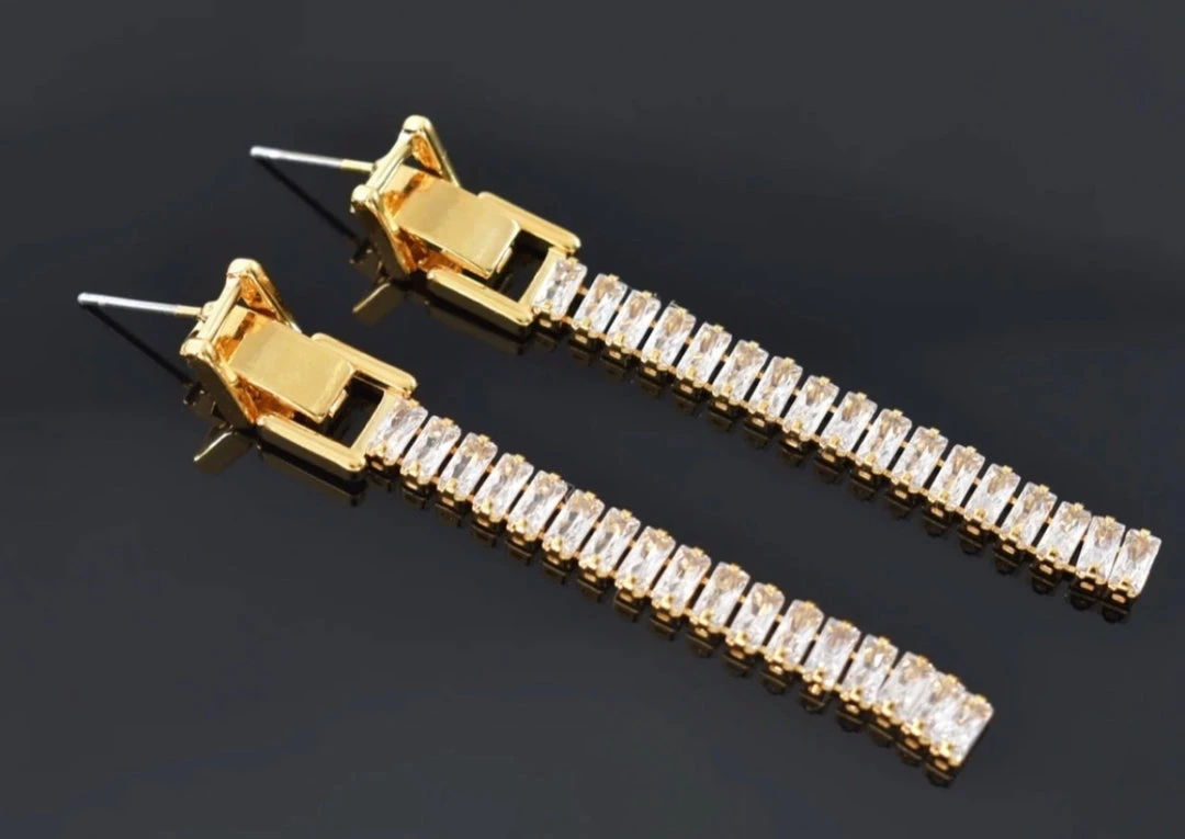 Jewels By Jessica JBJ | Baguette Earrings – Elegant & Stylish Jewelry for Women 3 Jewels By Jessica JBJ | Baguette Earrings