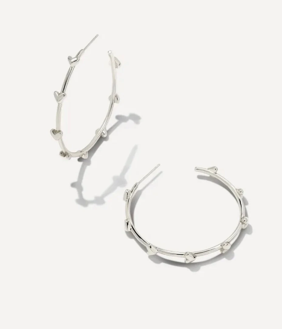 Kendra Scott Haven Heart Hoops - Stylish Gold-Tone Earrings for Women, Perfect Gift for Jewelry Lovers 3 Kendra Scott Haven Heart Hoops Jewelry