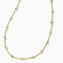 Kendra Scott Haven Heart Strand Necklace Jewelry