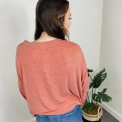 POL Andrea Soft Henley Top