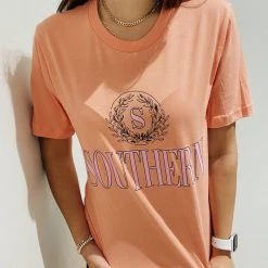 Wknder Tops Southern Graphic Tee Shirt