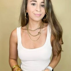 Nikibiki Tops Scoop Neck Crop Top