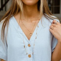 TRENDY Wholesale Rectangle Glass Bead Necklace Jewelry