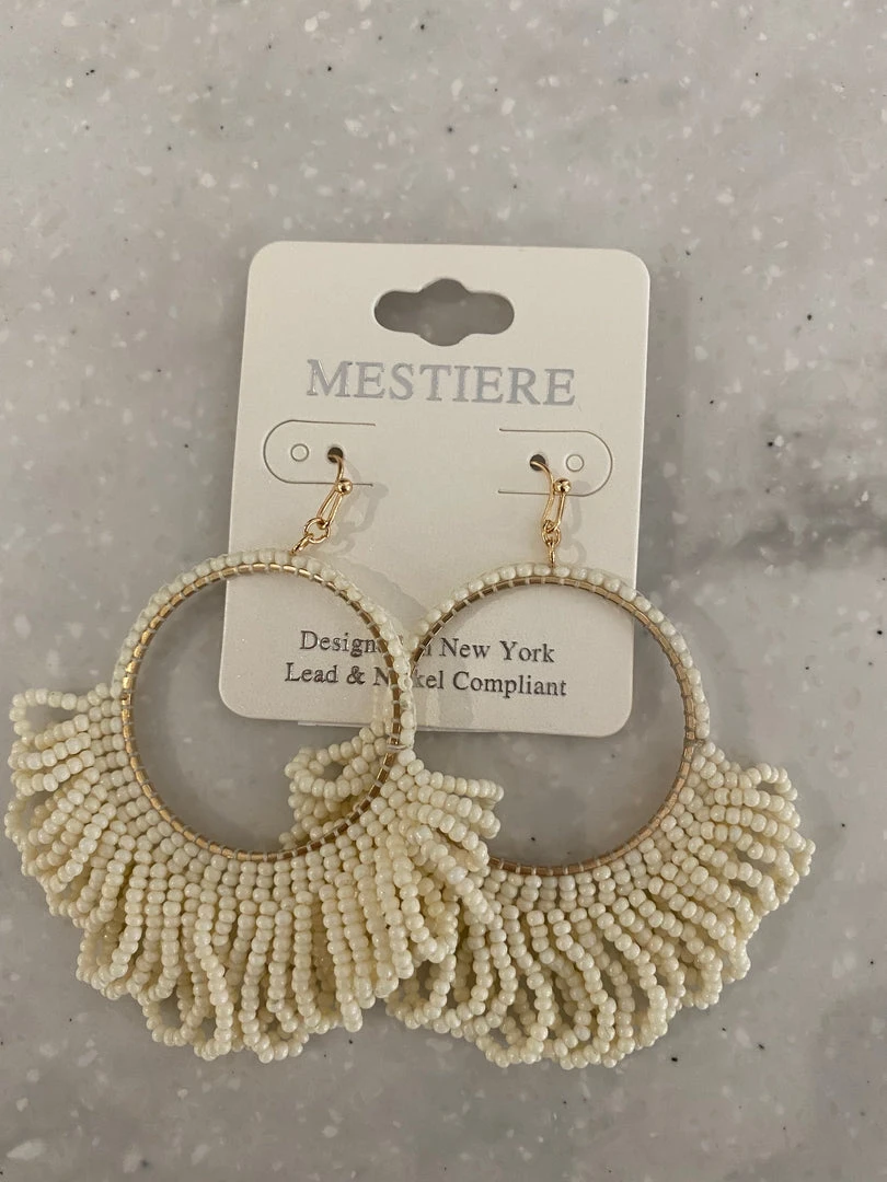 TRENDY Wholesale Game Day Collection Beaded Fringe Earrings - Stylish Jewelry for Sports Fans 5 TRENDY Wholesale Game Day Collection Beaded Fringe Earrings