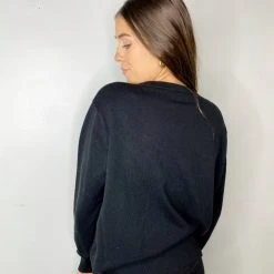 Queen Of Sparkles Tops Merry Everything Glitter Script Sweater