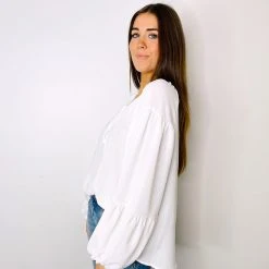 Ces Femme Morgan Bubble Sleeve Top