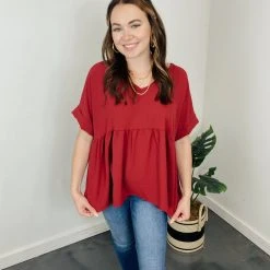 Entro Bailie Babydoll Top