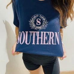 Wknder Tops Southern Graphic Tee Shirt
