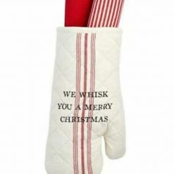 Mudpie Whisk Oven Mitt W/ Towel Set