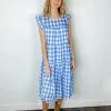 Entro Dresses Maggie Gingham Midi Dress