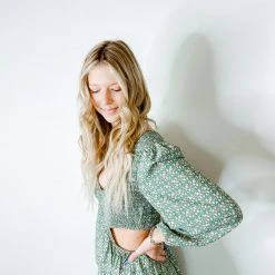 Entro Dresses Amanda Smocked Floral Maxi Dress