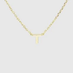 TRENDY Wholesale Initial Gold Dipped Necklace Jewelry