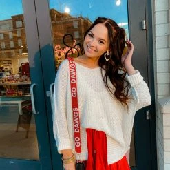 The Swank Company Beaded Crossbody Strap Bags