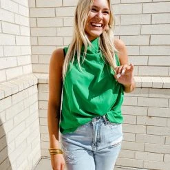 Entro Happy Hour Cowl Neck Top Tops