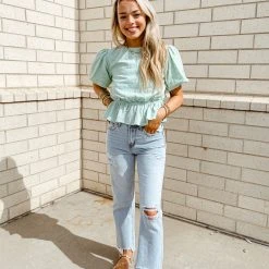 Peach Love Tops Tulip Peplum Top - Women's Floral Print Blouse for Casual & Party Wear 11 Peach Love Tops Tulip Peplum Top