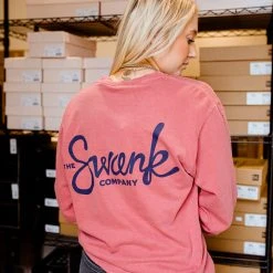 S&S Activewear Tops Long Sleeve Swank Pocket Tee