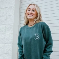 S&S Activewear Tops Swank Logo Sweatshirt