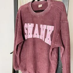 Chicka-D Swank Corded Sweatshirt Tops